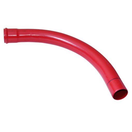 Bilde av 110mm 7,5° Protectline bend r=2,0m, PVC, rød