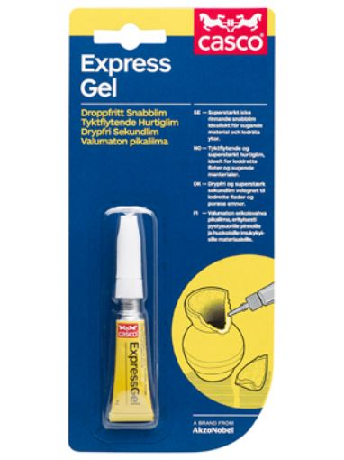 Bilde av Casco Express Gel Innh. 3 g. Kartong med 10 stk