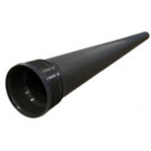 Bilde av 110/97mm - 3m PP Pragma drensrør SN8 sort Dy