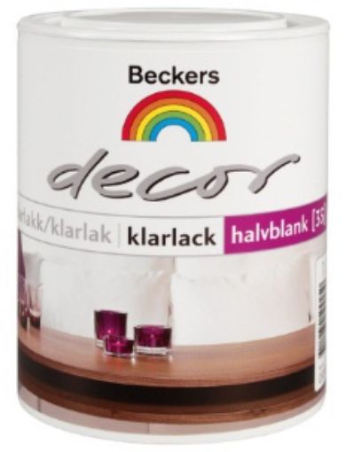 Bilde av Decor Klarlakk Halvblank (35) 0,5L