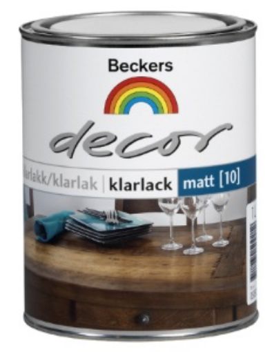 Bilde av Decor Klarlakk Matt (10) 0,5L