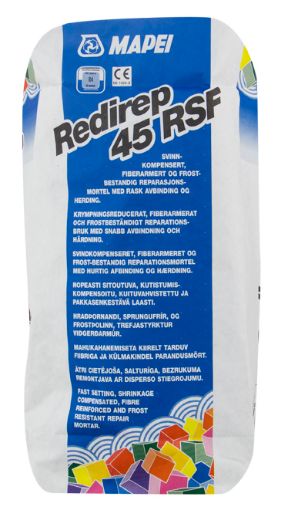 Bilde av MØRTEL REP 25KG REDIREP 45RSF REDIREP 45 RSF 25 KG MAPEI AS