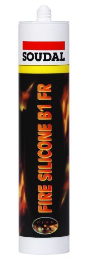 Bilde av Fire Silicon B1 FR Hvit 600ml(12stk/fp)