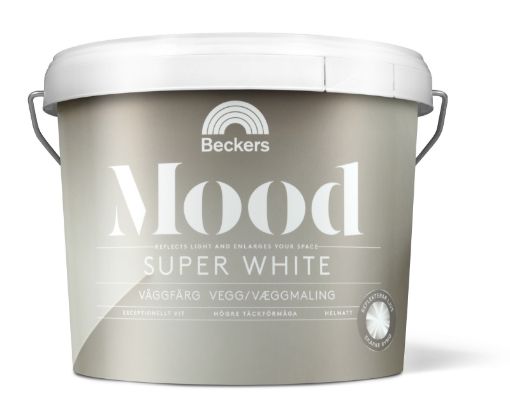 Bilde av Mood Super White Veggmaling Hvit 3L