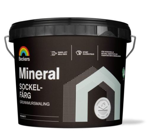 Bilde av Mineral Grunnmursmaling Hvit/A-base 9L