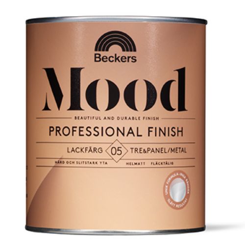 Bilde av Mood Professional Finish Helmatt (5) Hvit/A-base 0,675L