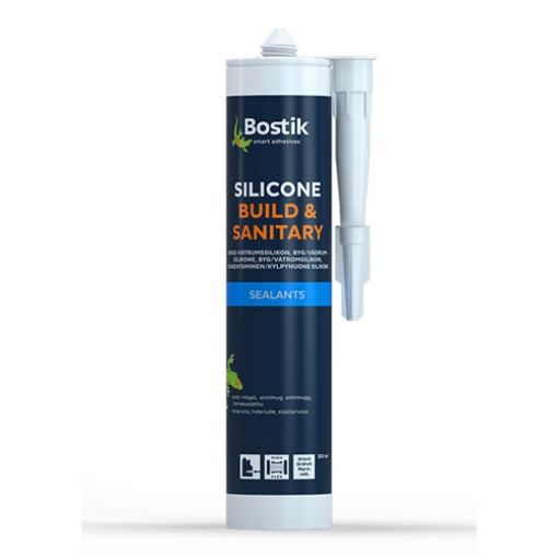 Bilde av Silicone Build & Sanitary Transparent SILIKON BYGG OG SANITET TRANSPARENT 0,3L 3086 BOSTIK