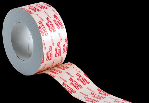 Bilde av TecTape Wind  m/splitt  60mm x 25mtr Hvit