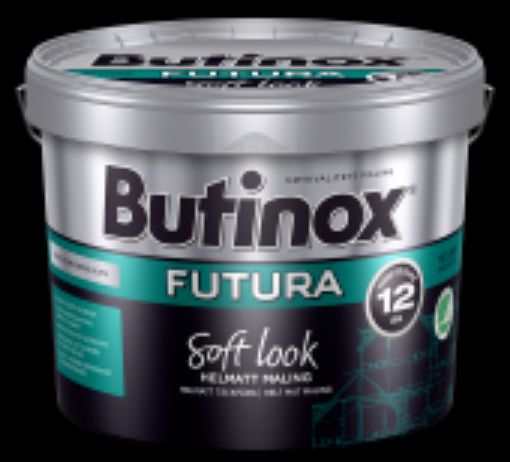 Bilde av BUTINOX FUTURA SOFT LOOK HVIT 3L HELMATT VANNTYNNBAR MALING