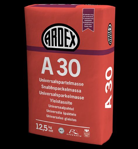 Bilde av ARDEX A 30, hurtig finsparkel i sekker á 12,50 kg