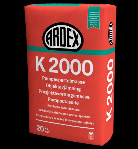 Bilde av ARDEX K 2000, selvutjevnende prosjektsparkel i sekker á 25 kg