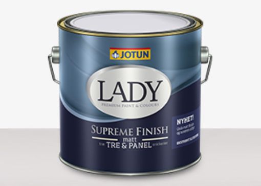 Bilde av LADY SUPREME FINISH 05 HVIT BA 2.7L 2.7L MATT, JOTUN