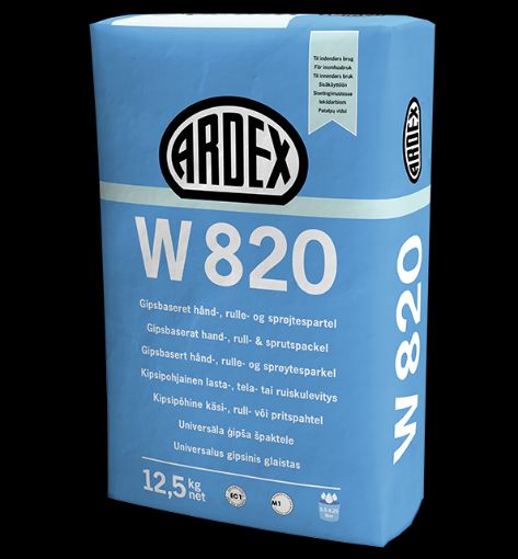 Bilde av ARDEX W 820, gipsbasert veggsparkel i sekker á 12,5 kg