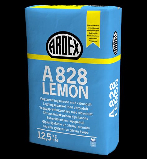 Bilde av ARDEX A 828 Lemon, gipsbasert veggsparkel hurtig i sekker á 12,50 kg