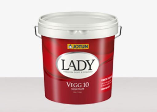 Bilde av LADY VEGG 10 HVIT BASE        0.68L