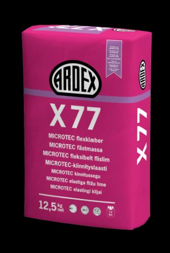 Bilde av ARDEX X 77 MICROTEC, fleksibelt flislim i sekker á 12,5 kg