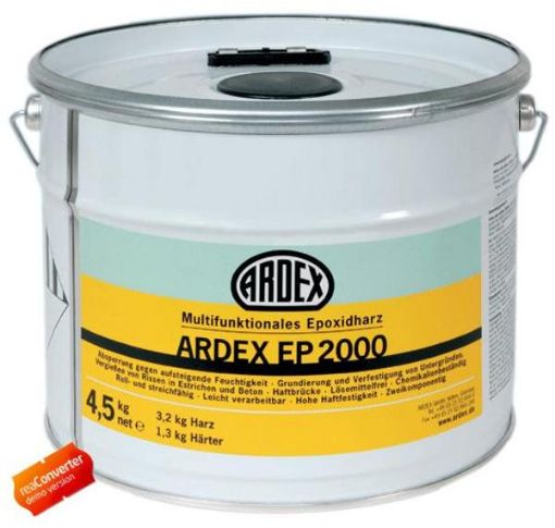 Bilde av ARDEX EP 2000, multifunksjonsepoksy fukt- og radonsperre i spann á 4,5 kg