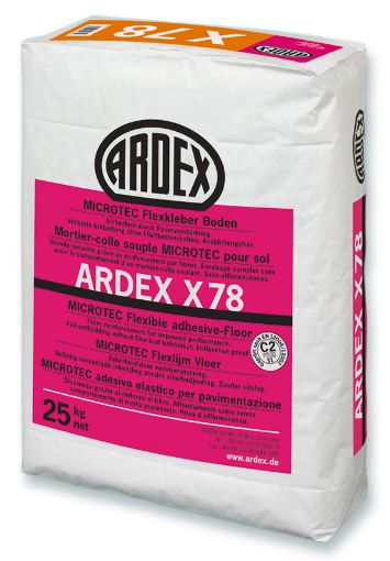 Bilde av ARDEX X 78 MICROTEC, fleksibelt til gulv i sekker á 25 kg