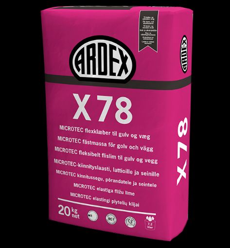 Bilde av ARDEX X78 MICROTEC flislim, 20 kg