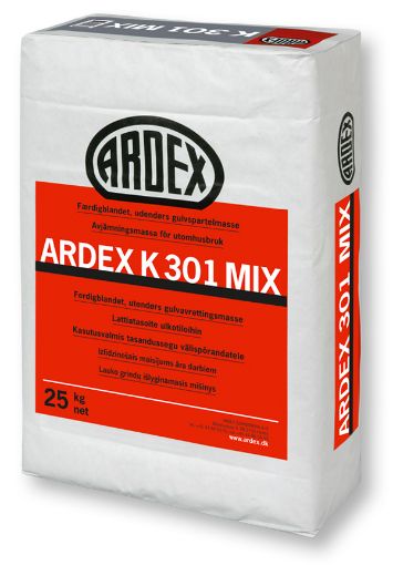 Bilde av ARDEX K 301 MIX, utendørs avrettingsmasse i sekker á 25 kg