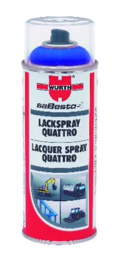 Bilde av Lakkspray Quattro silke.gl ral 5010 blå