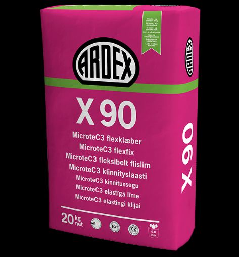 Bilde av ARDEX X 90 MICROTEC3 fleksibelt flislim i sekker á 20 kg