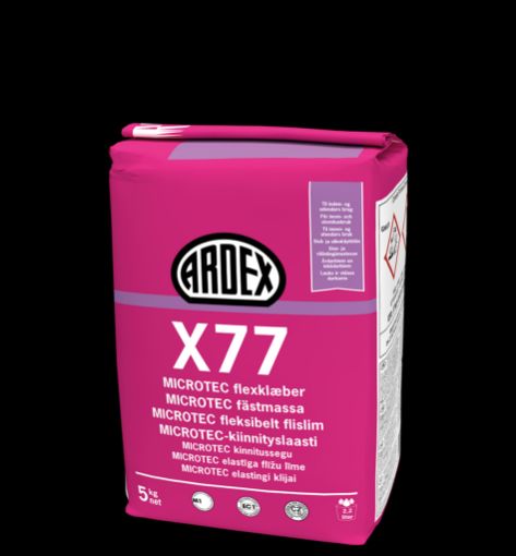 Bilde av ARDEX X 77 MICROTEC, fleksibelt flislim i poser á 5 kg