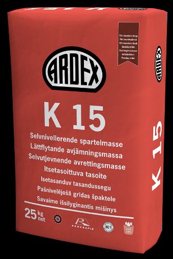 Bilde av ARDEX K 15, ekstremflyt med god fyllevne i sekker á 25 kg