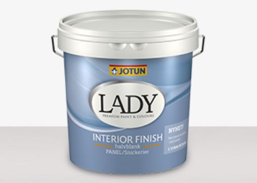 Bilde av LADY INTERIOR FINISH 10 HV-BAS 2,7L 2,7L SILKEMATT HVIT BASE