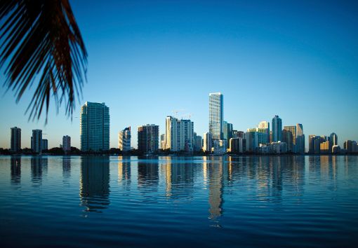 Bilde av HUNTONIT TREFIBERPL MIAMI SKYLINE DESIGNPANEL 11X620X2390