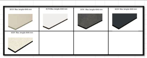 Bilde av Marbodal - Benkeplate - Kompaktlaminat