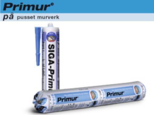 Bilde av KLEBESTOFF SIGA PRIMUR 600ML POSE SIGA PRIMUR Høyytelses fugemasse på pusset murverk innendørs.