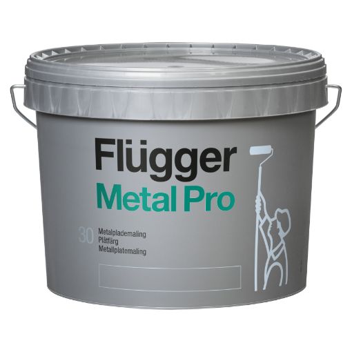 Bilde av 75569 - Flügger Metal Pro Metallplatemaling Sort_3 L 3 l