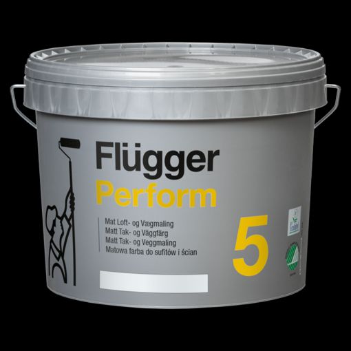 Bilde av 45223 - Flügger Perform 5 Hvit / Base 1_9,1 L