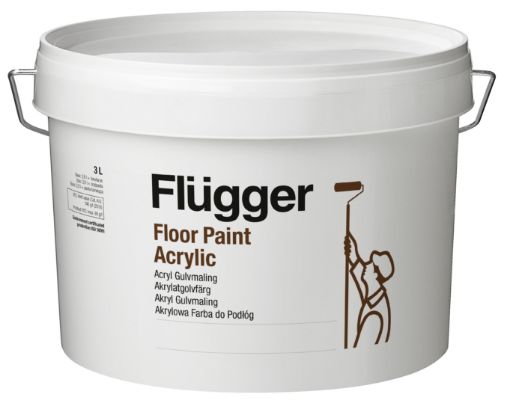 Bilde av 27456 - Flügger Floor Paint Acrylic Base 1_2,8 L