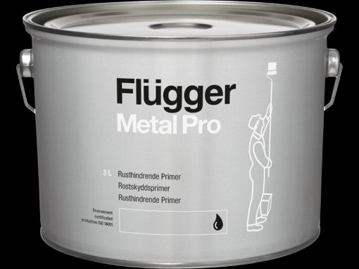 Bilde av 70281 - Flügger Metal Pro Anti-corrosive Primer White_0,75 L 0,75 l