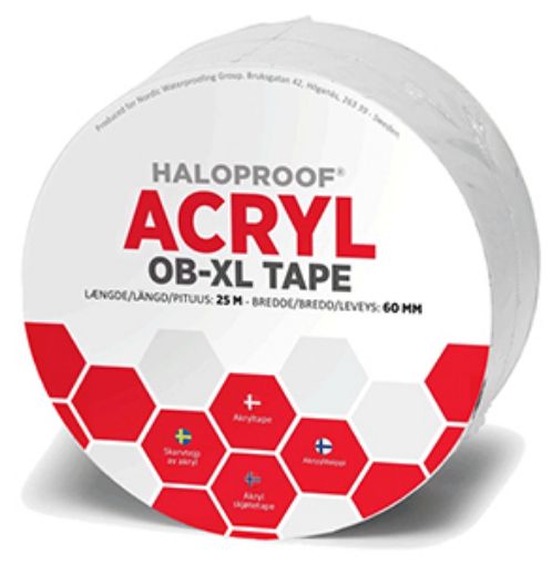 Bilde av ACRYLTAPE OB-XL 0,3X60MMX25M HALOPROOF