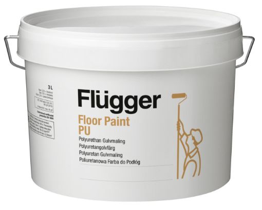 Bilde av 32645 - Flügger Floor Paint PU Base 1_0,7 L