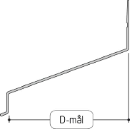 Bilde av VANNBRETT OVER RAS 124 (HVIT) 6M