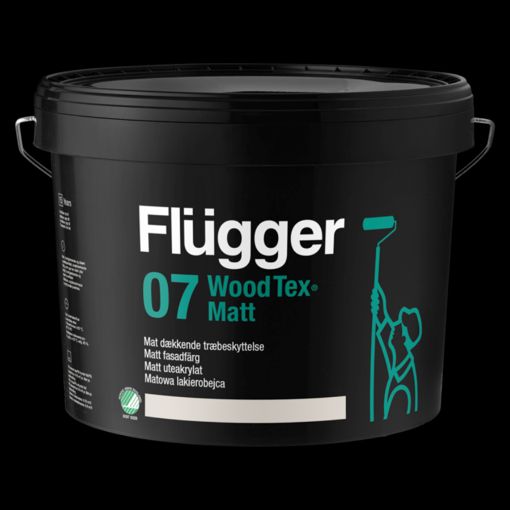 Bilde av 48337 - Flügger 07 Wood Tex Matt Black_3 L