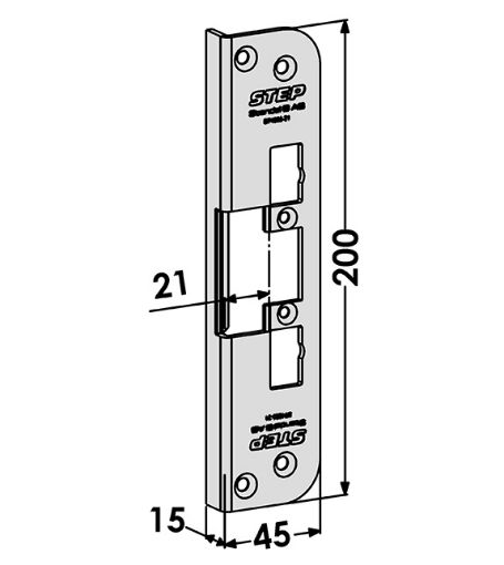 Bilde av STEP 40, 48, 90, 98 STOLPE VINKLET