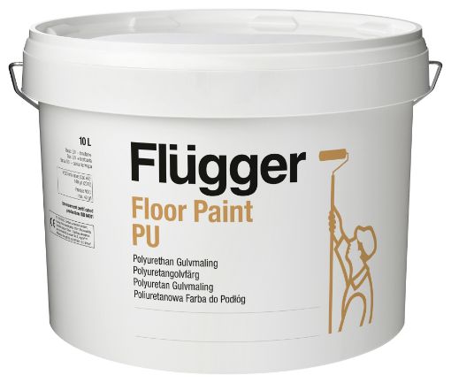 Bilde av 32636 - Flügger Floor Paint PU White_10 L