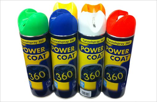 Bilde av TUNNELSPR 360 500 ML-GRØNN FLUORESC POWER COAT