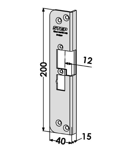 Bilde av STEP 40, 48, 90, 98 STOLPE VINKLET