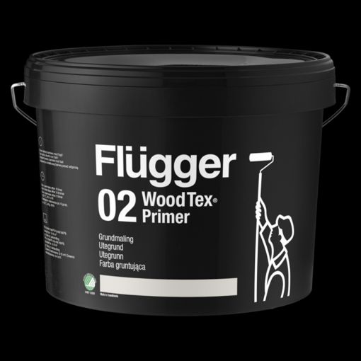 Bilde av 43516 - Flügger 02 Wood Tex Primer Red_10 L