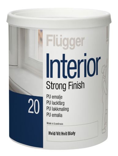 Bilde av Flügger Interior Strong Finish 20 Råhvit S0500-N_0,75 L