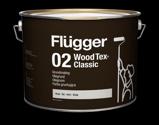 Bilde av 43573 - Flügger 02 Wood Tex Classic White_3 L