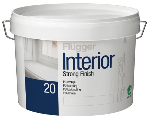 Bilde av Flügger Interior Strong Finish 20 Hvit_3 L