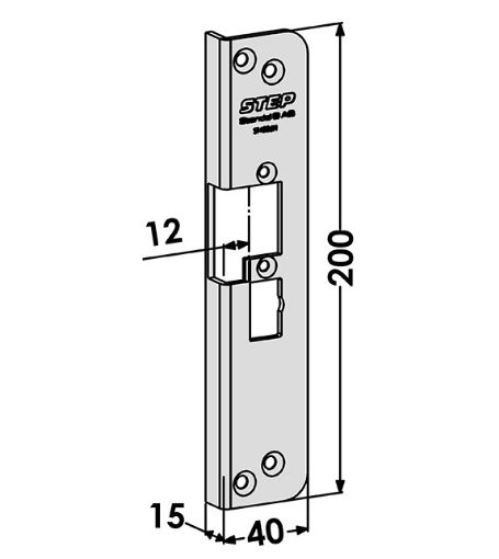 Bilde av STEP 40, 48, 90, 98 STOLPE VINKLET