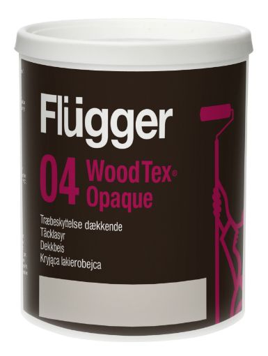 Bilde av 48724 - Flügger 04 Wood Tex Opaque Black_0,75 L